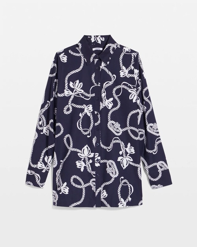 No Iron Rope Print Tunic - image 5